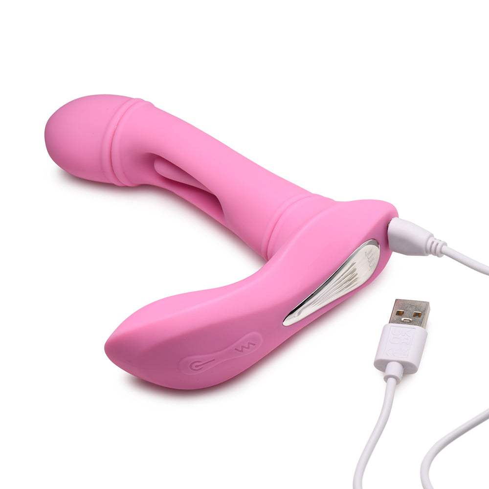 Inmi G-Flick Flicking G-Spot Vibrator w/Remote - Pink