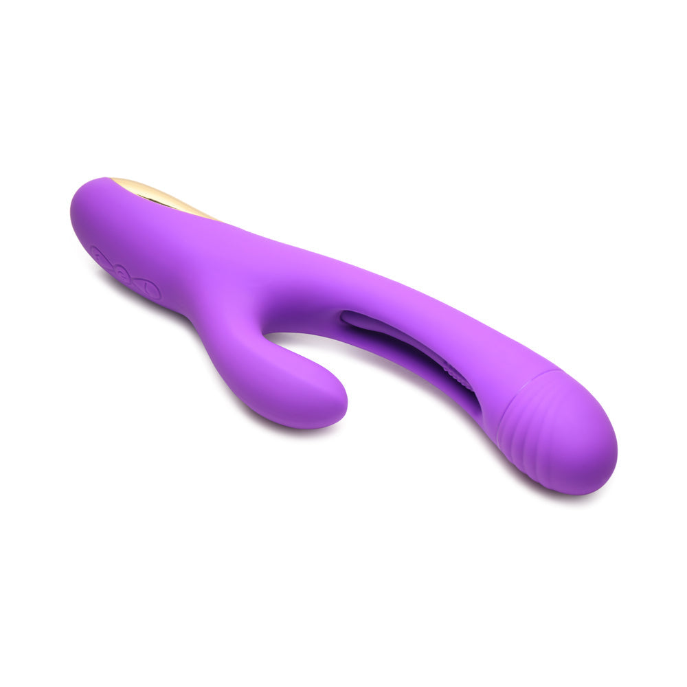 Inmi Tri-Flick Flicking Rabbit Vibrator - Purple