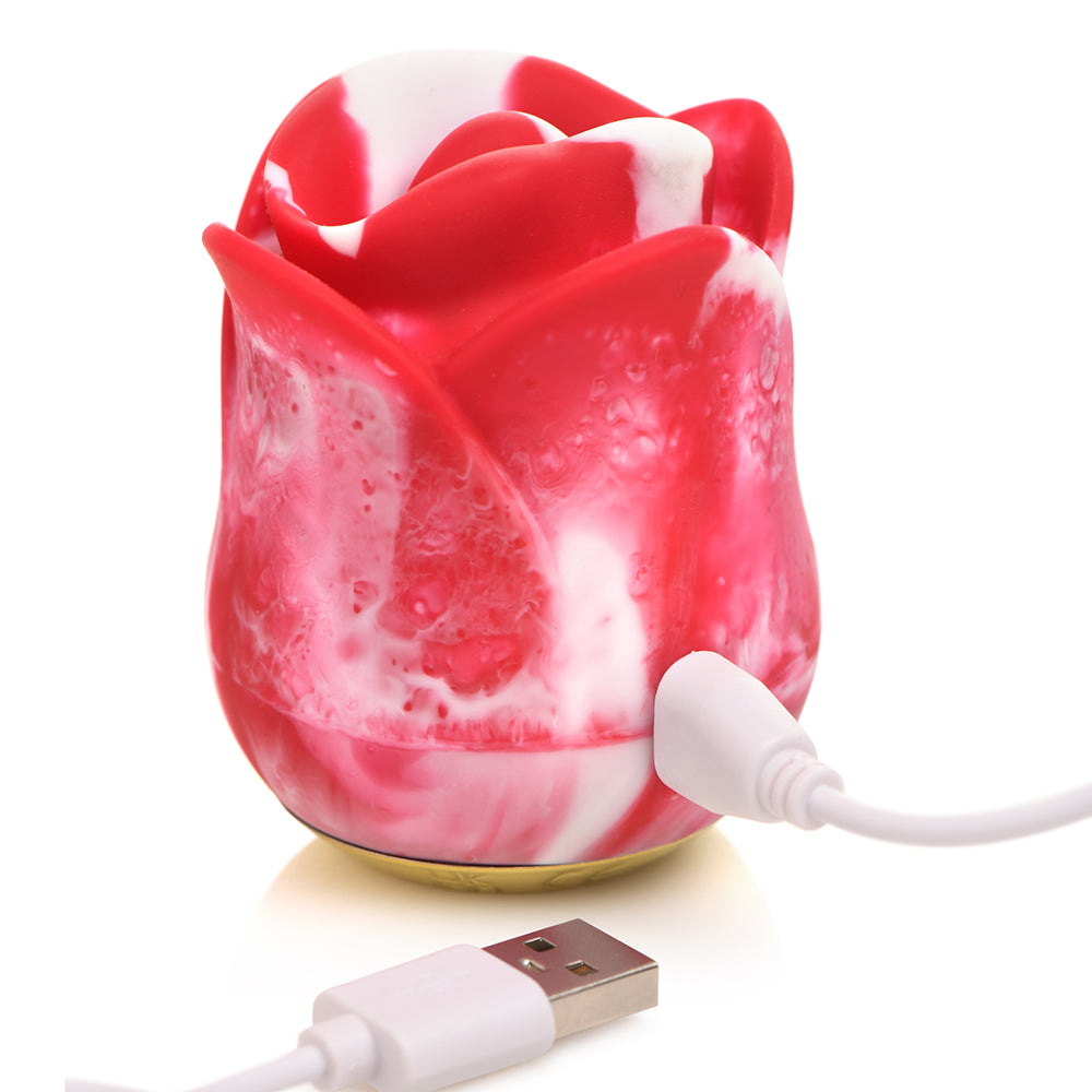 Lickgasm Sweet Kiss Kissing & Vibrating Clitoral Stimulator - Swirl