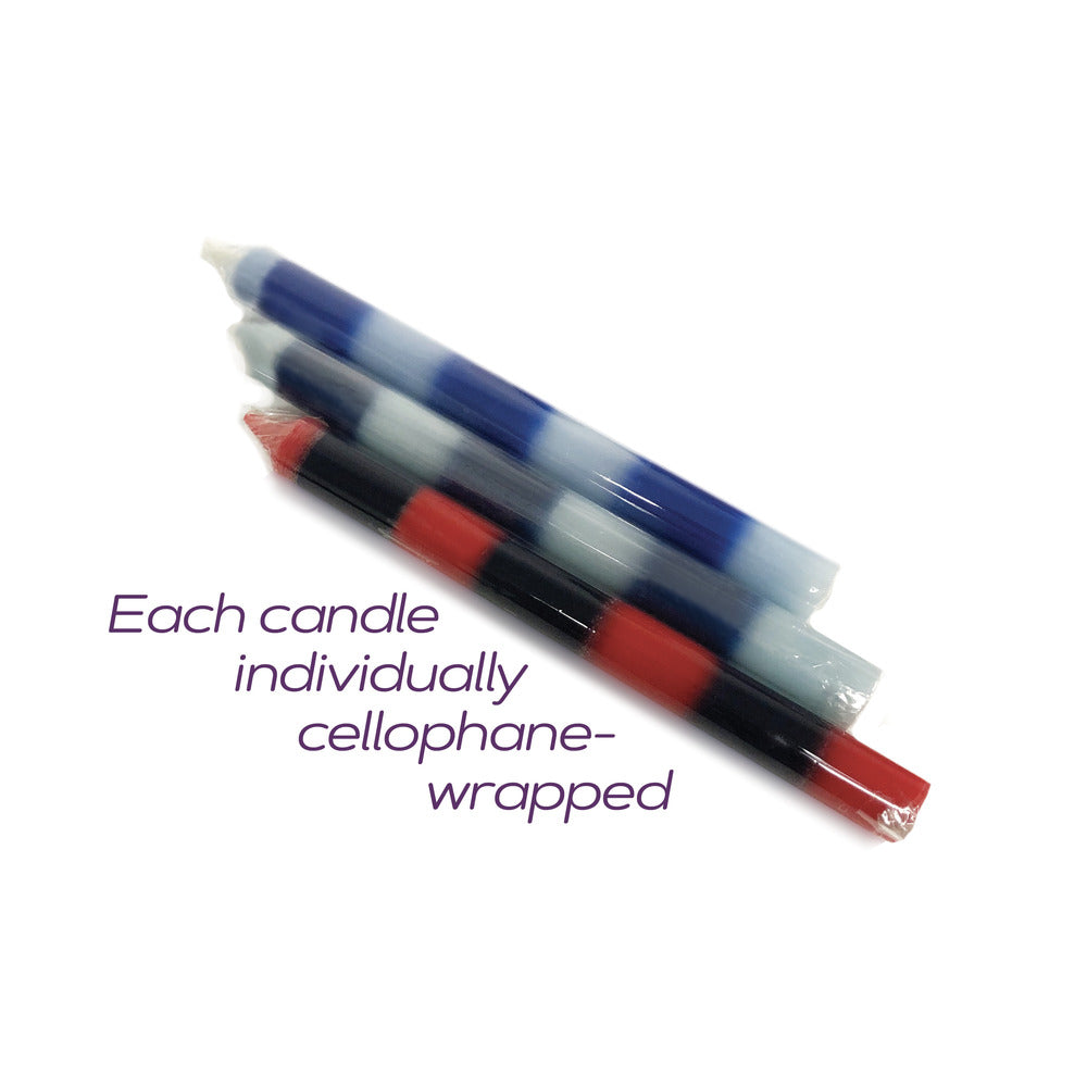 The 9's Make Me Melt Drip Candles Stripes-Passionette 3pk