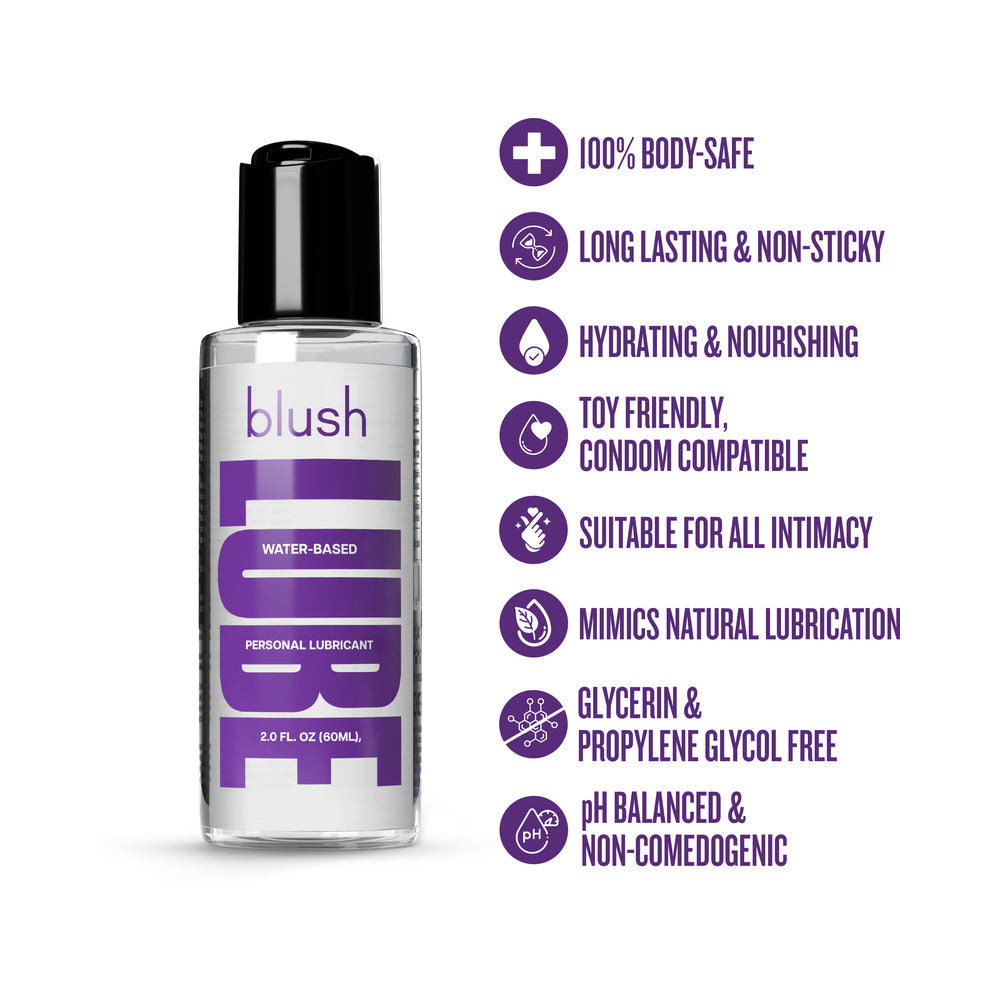 Blush Water Based Lube - 2 oz