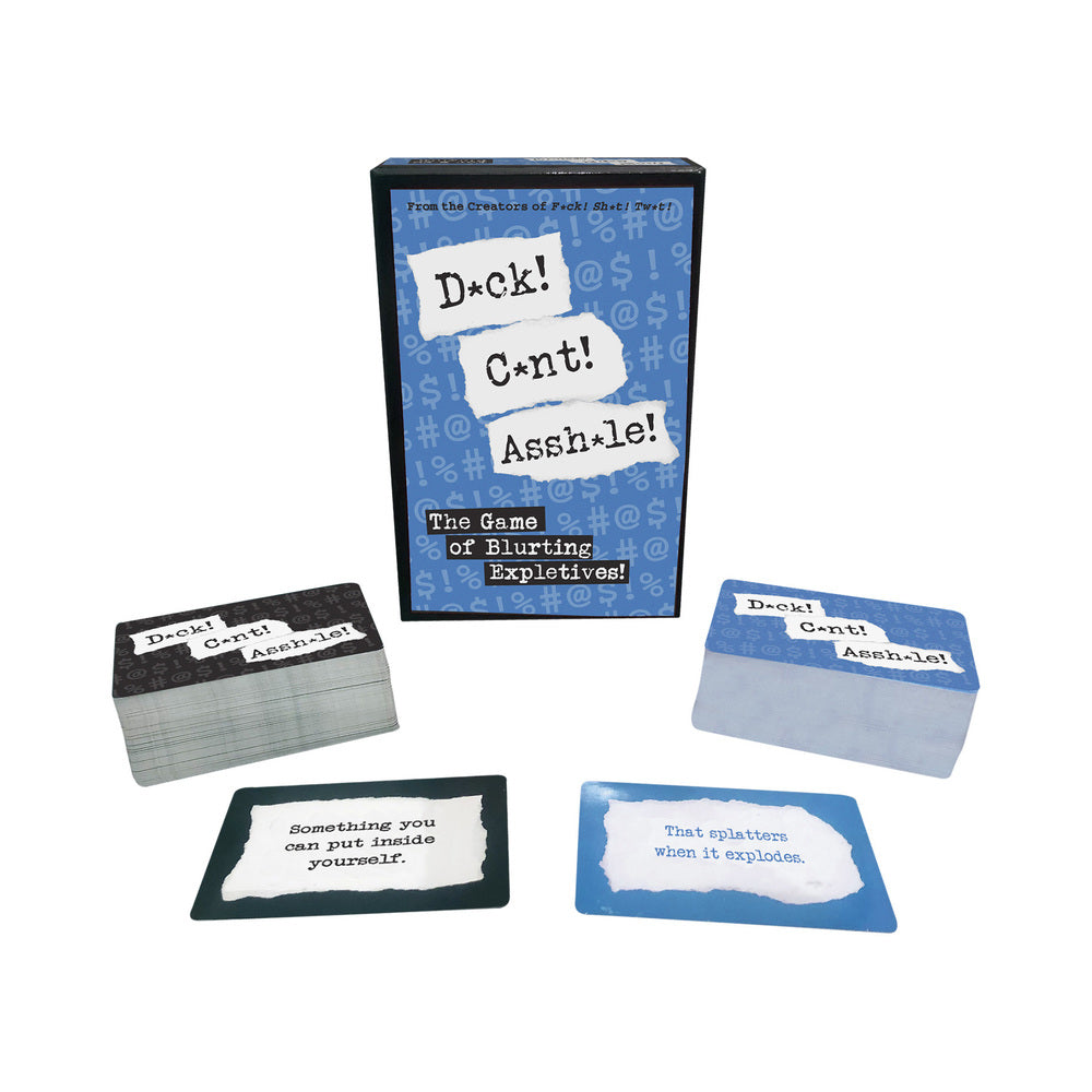 D*ck! C*nt! Assh*le! - The Game of Blurting Expletives