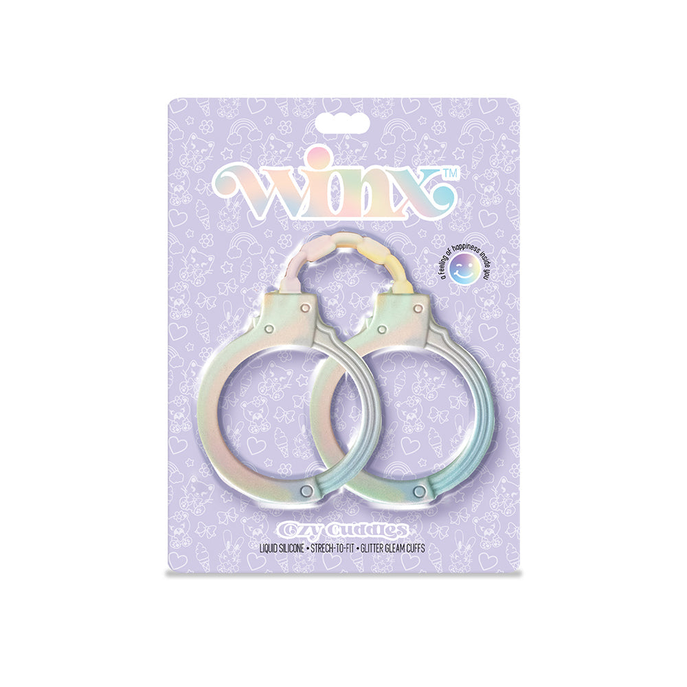 WINX Cozy Cuddles Silicone Handcuffs - Multi-Color