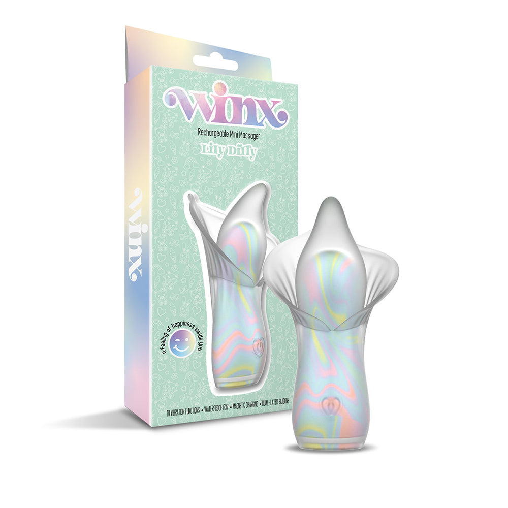 WINX Lily Dilly Squishy Silicone Vibrator - Multi-Color