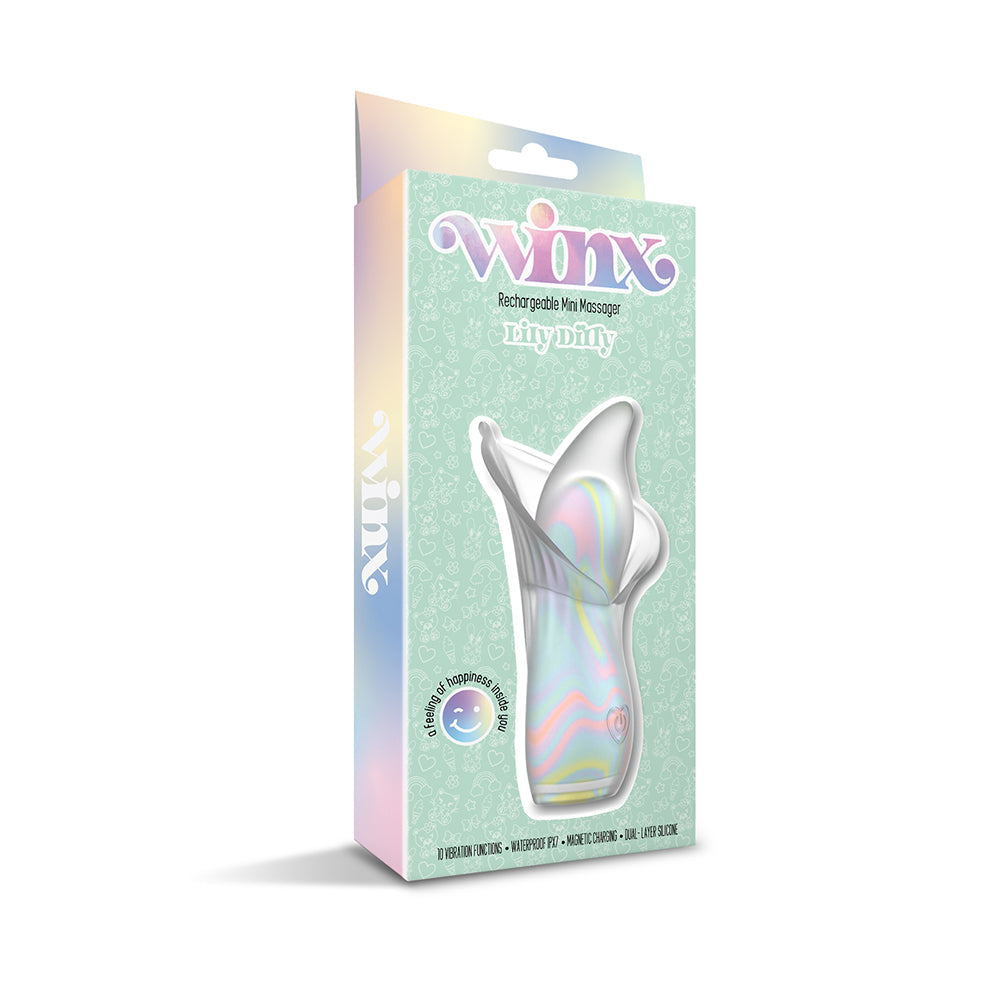 WINX Lily Dilly Squishy Silicone Vibrator - Multi-Color