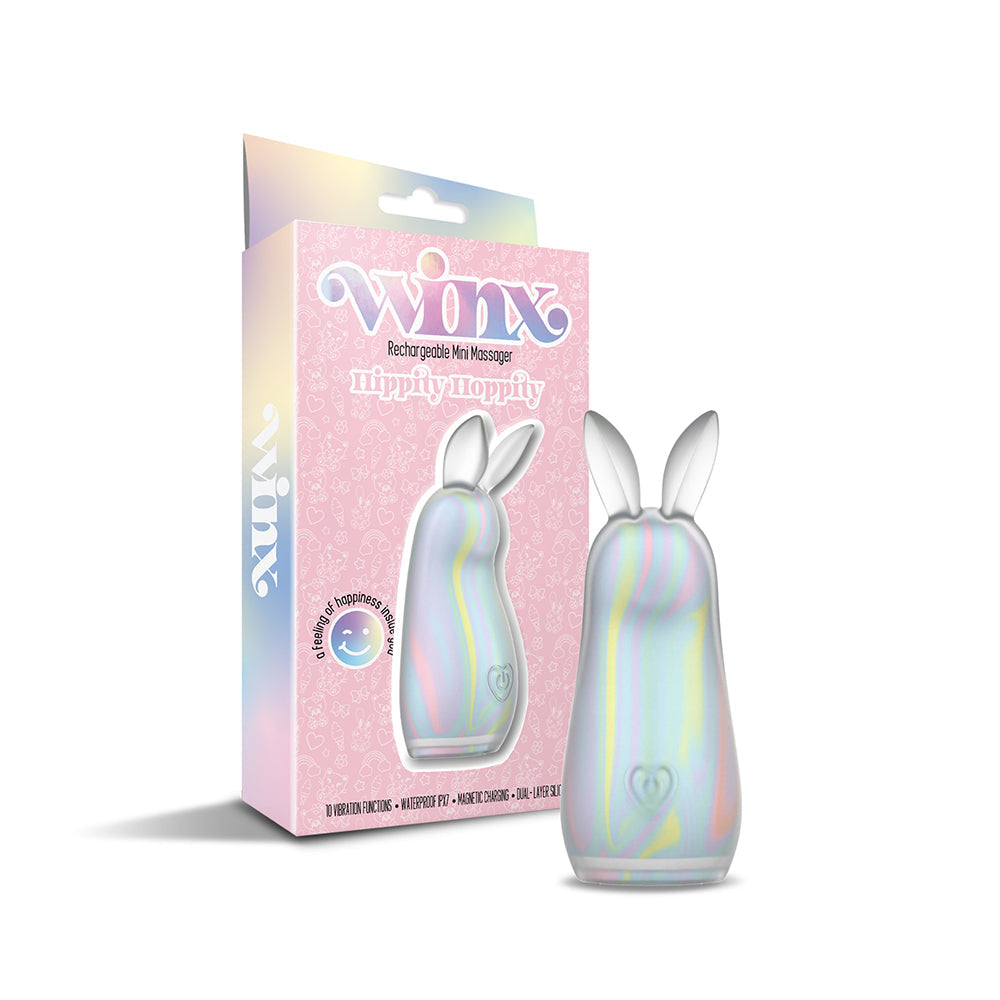 WINX Hippity Hoppity Squishy Silicone Vibrator - Multi-Color