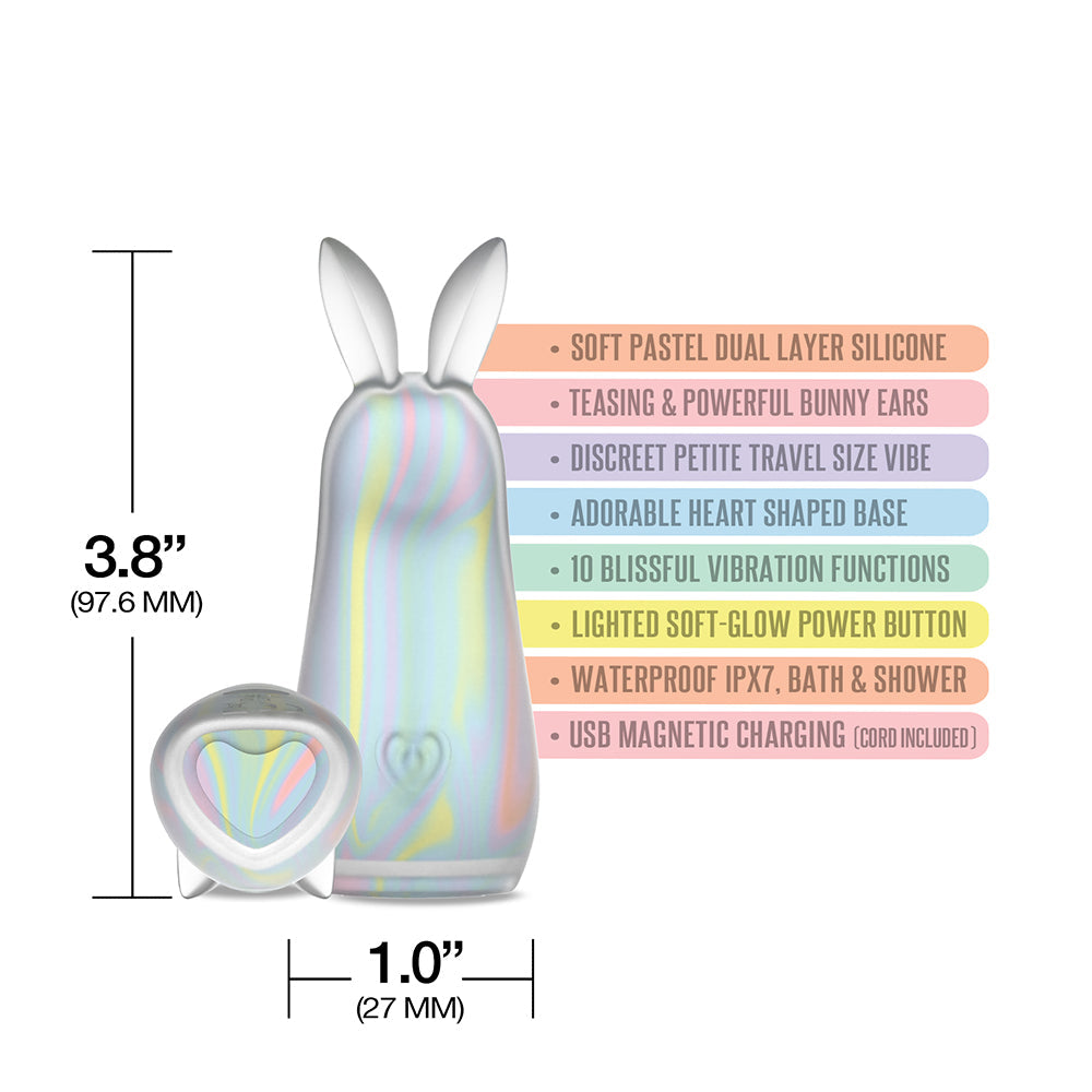 WINX Hippity Hoppity Squishy Silicone Vibrator - Multi-Color
