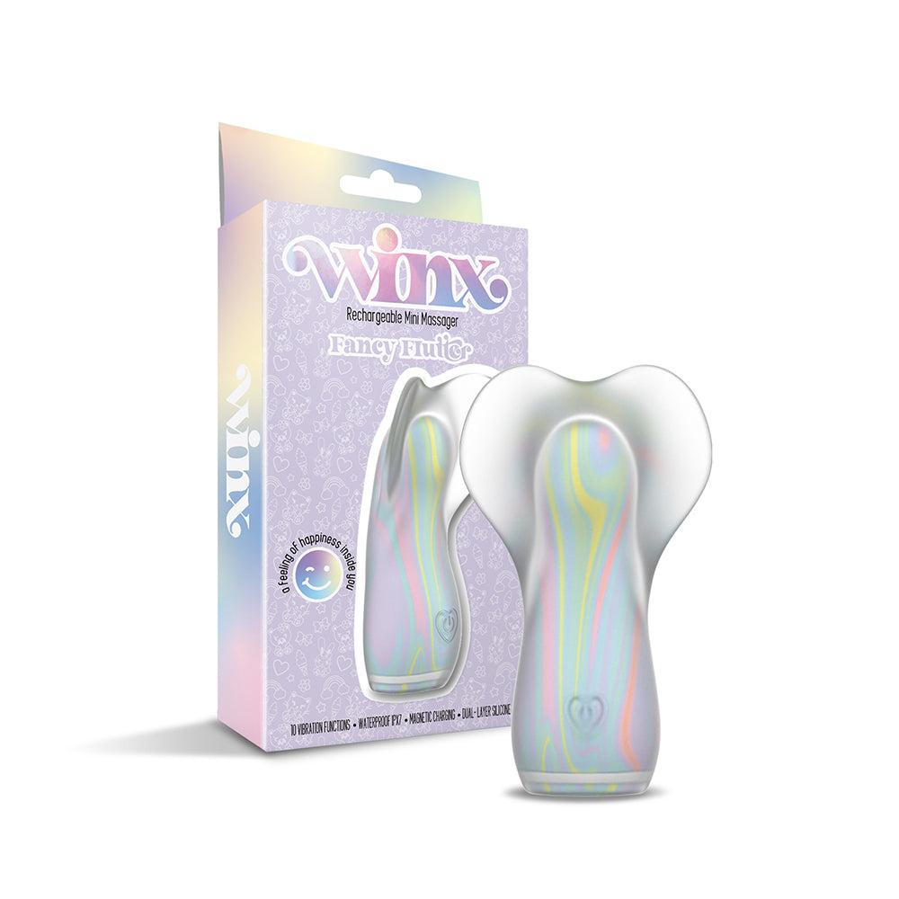 WINX Fancy Flutter Squishy Silicone Vibrator - Multi-Color