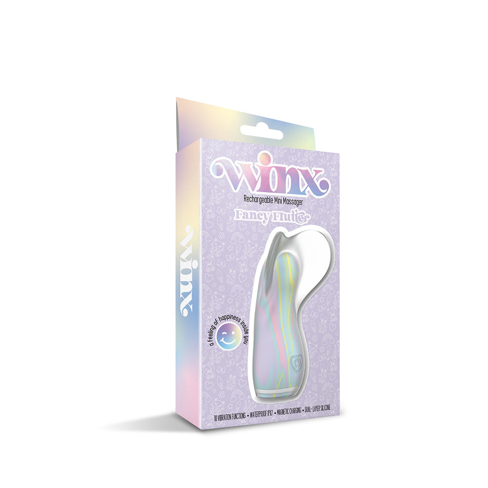 WINX Fancy Flutter Squishy Silicone Vibrator - Multi-Color