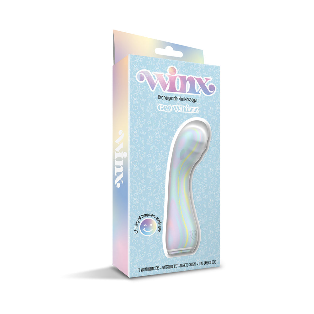WINX Gee Whiz Squishy Silicone Vibrator - Multi-Color