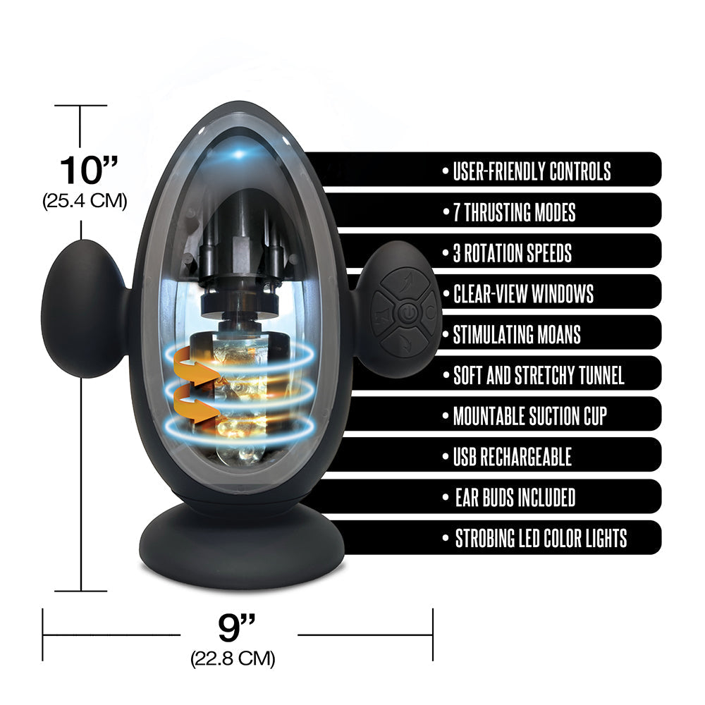 MSTR B8 Blast Off Automatic Thrusting & Vibrating Stroker