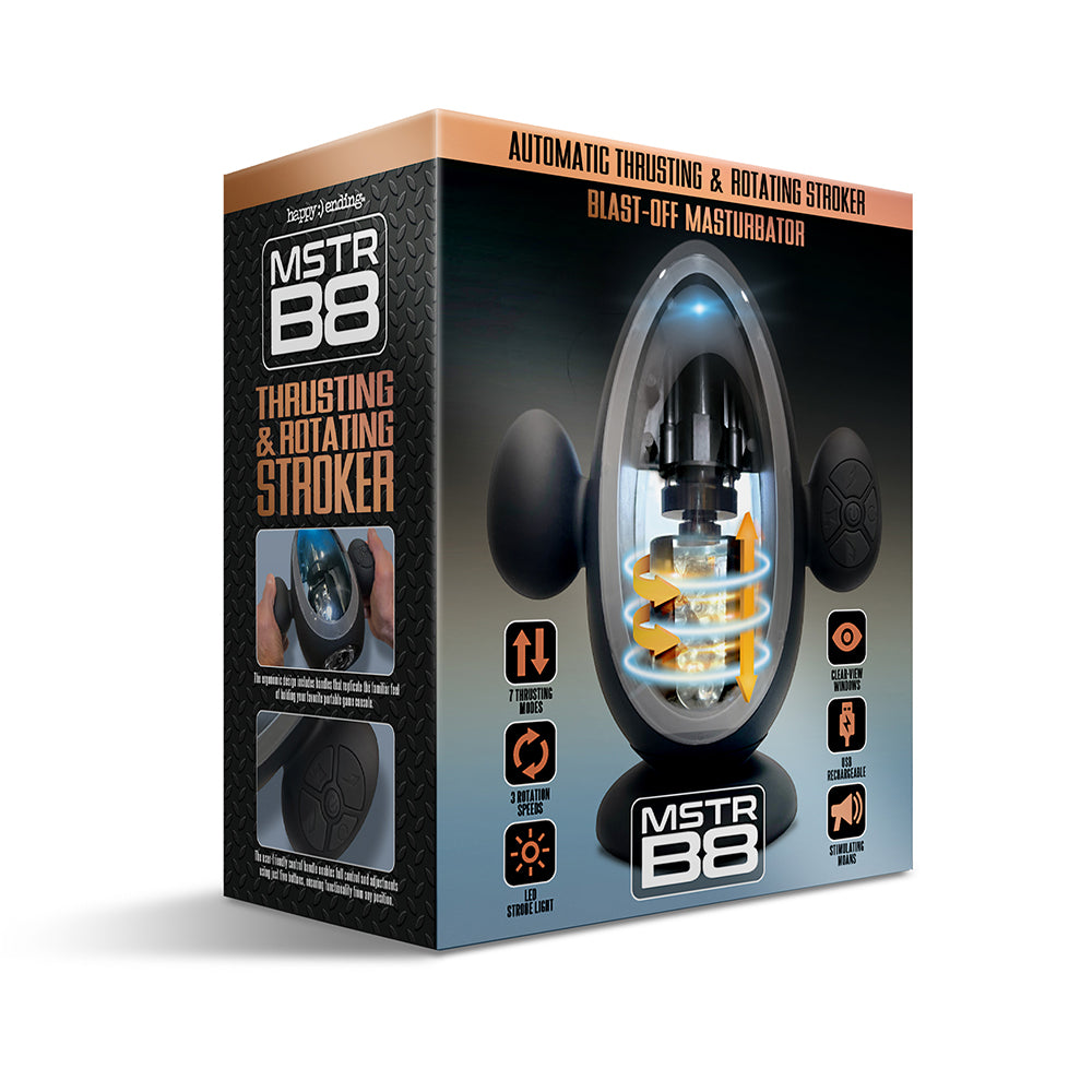 MSTR B8 Blast Off Automatic Thrusting & Vibrating Stroker