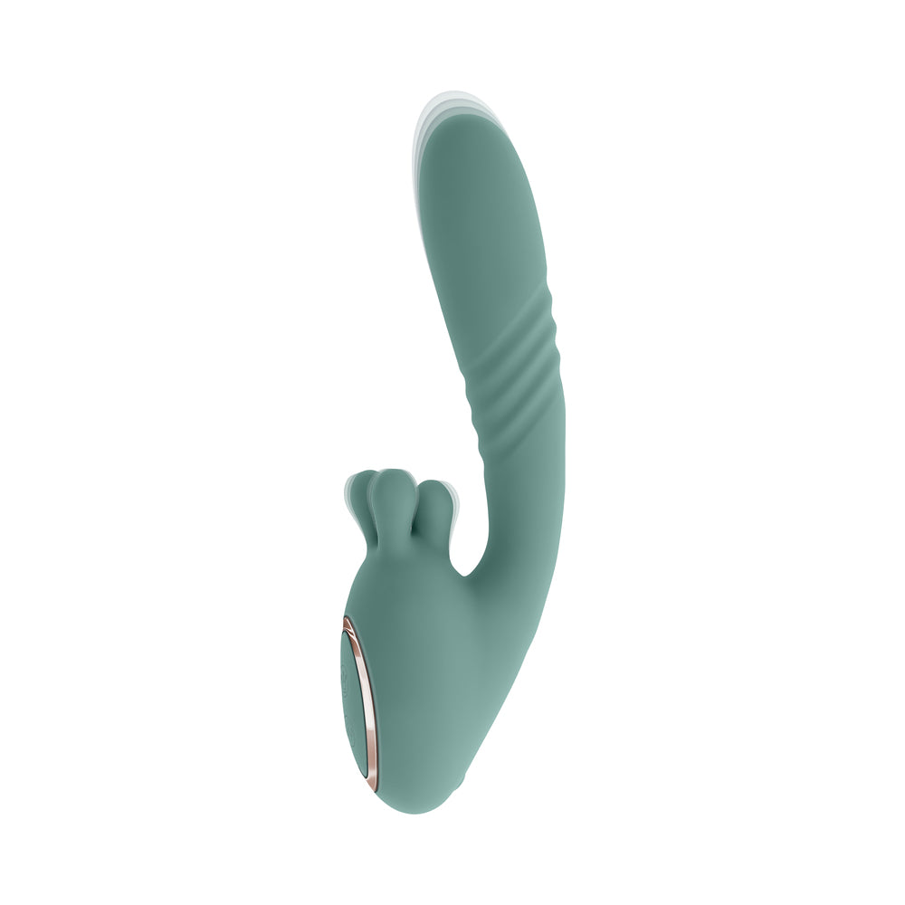 Evolved Thrust into Ecstasy Thrusting Rabbit Vibrator - Mint