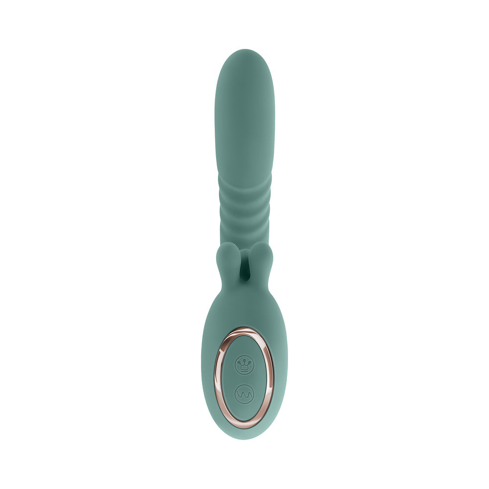 Evolved Thrust into Ecstasy Thrusting Rabbit Vibrator - Mint