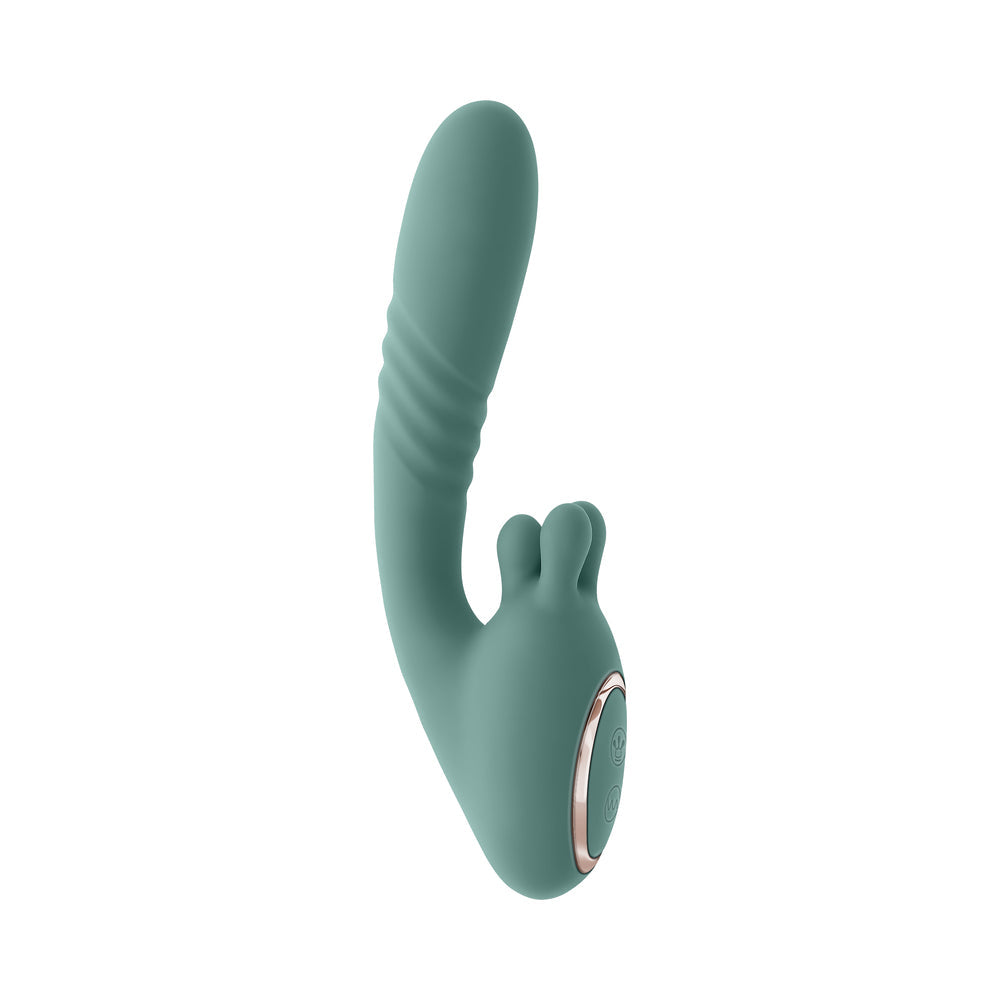 Evolved Thrust into Ecstasy Thrusting Rabbit Vibrator - Mint