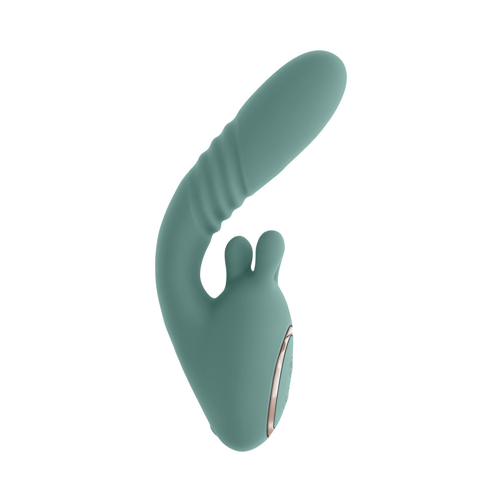 Evolved Thrust into Ecstasy Thrusting Rabbit Vibrator - Mint