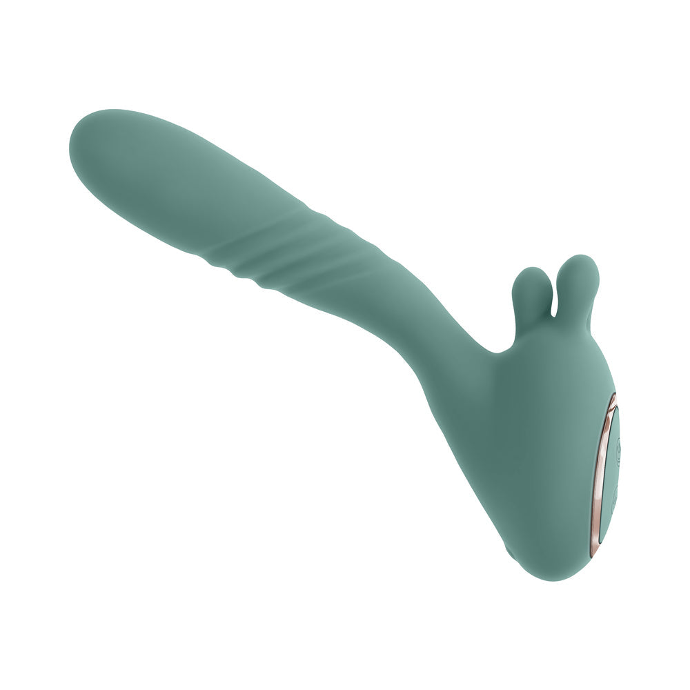Evolved Thrust into Ecstasy Thrusting Rabbit Vibrator - Mint