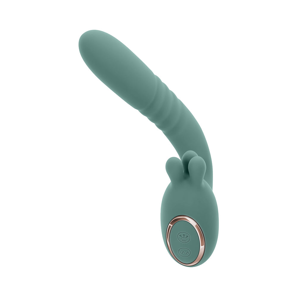 Evolved Thrust into Ecstasy Thrusting Rabbit Vibrator - Mint
