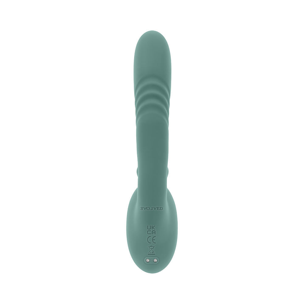 Evolved Thrust into Ecstasy Thrusting Rabbit Vibrator - Mint