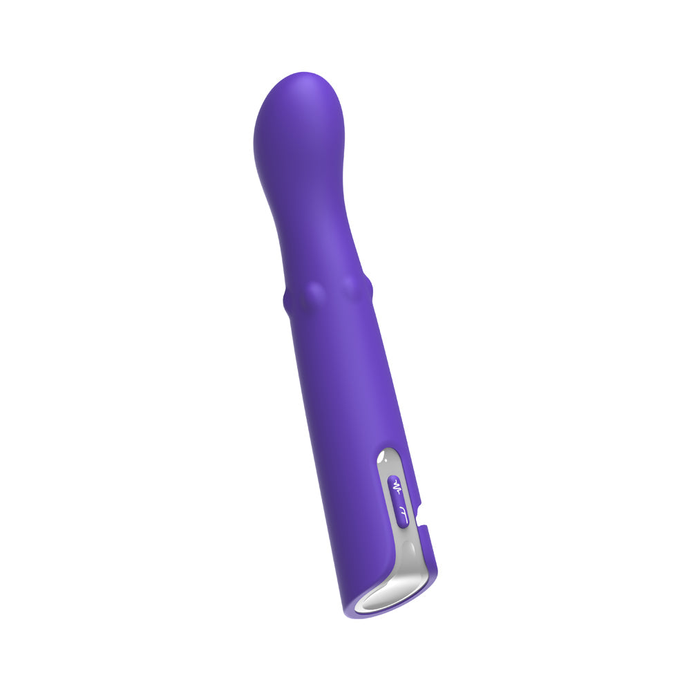 Luv Inc. G-Spot Vibrator w/Moving Beads - Purple