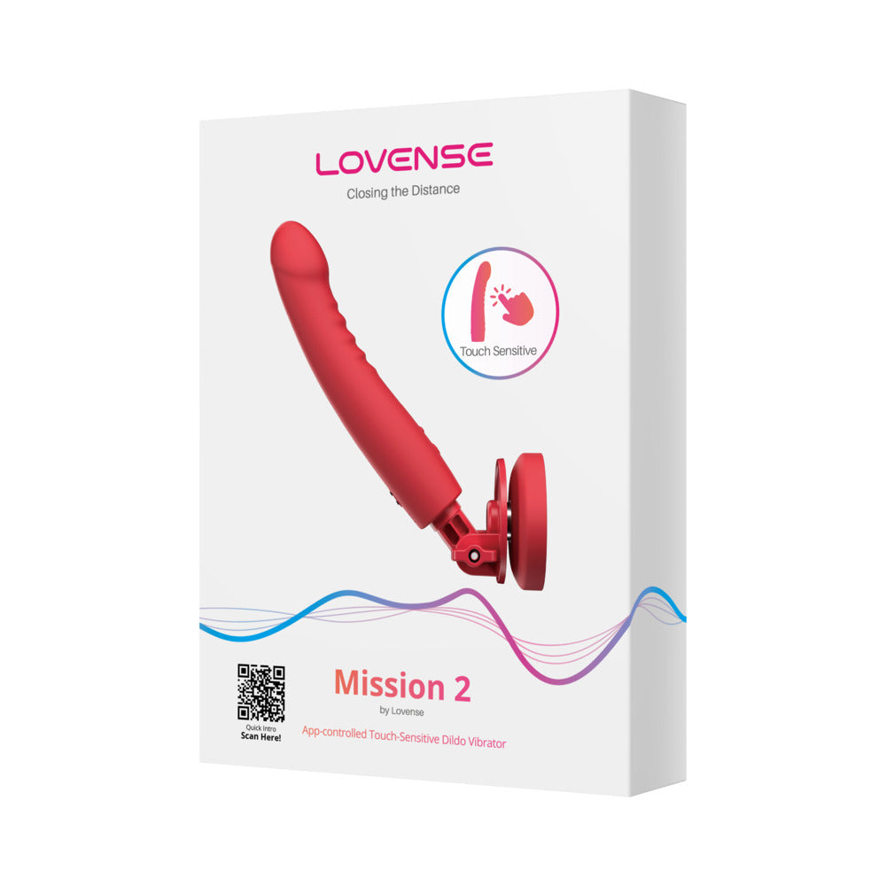 Lovense Mission 2 Touch-Sensitive Tech - Red