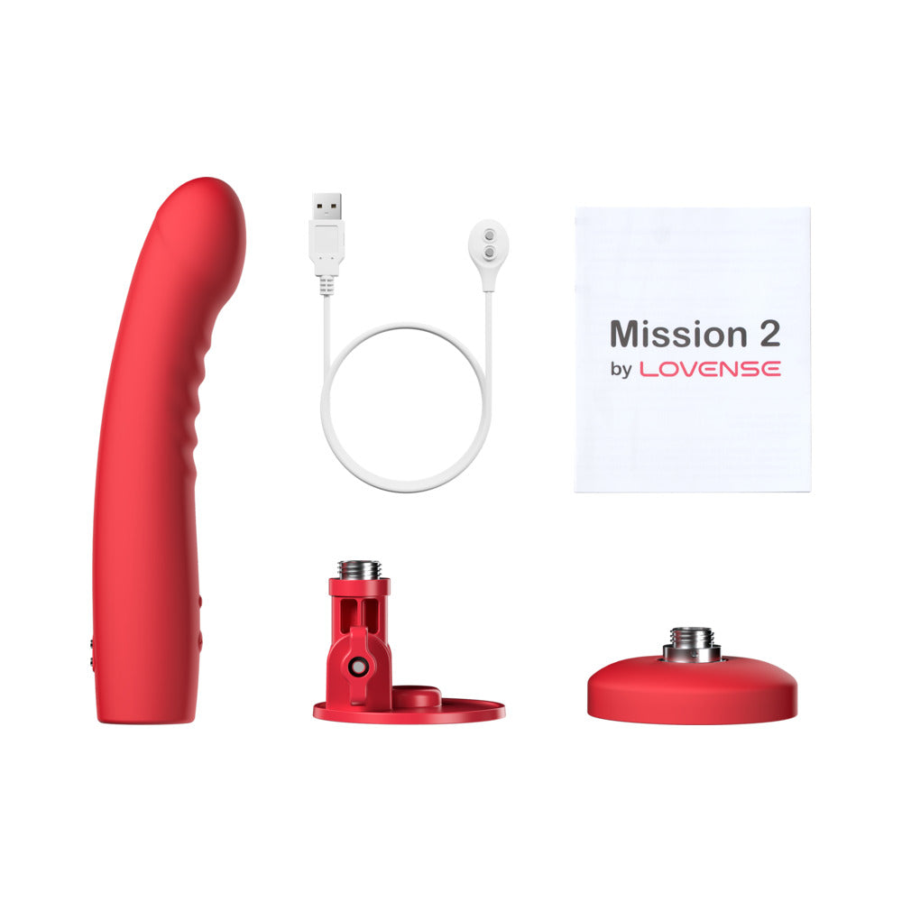 Lovense Mission 2 Touch-Sensitive Tech - Red