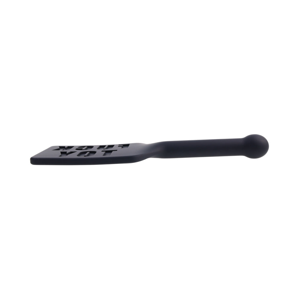 Edge FUCK TOY Silicone Paddle - Black