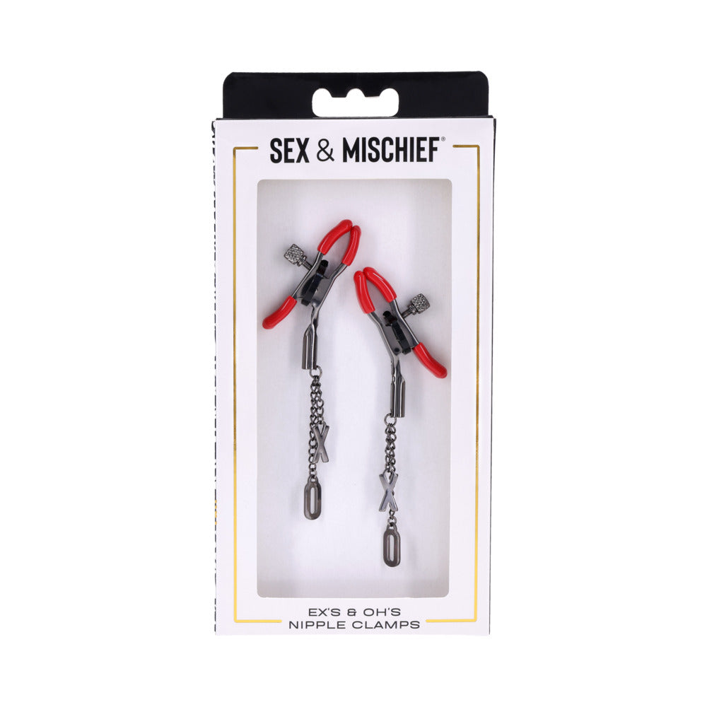 Ex's & Oh's Nipple Clamps