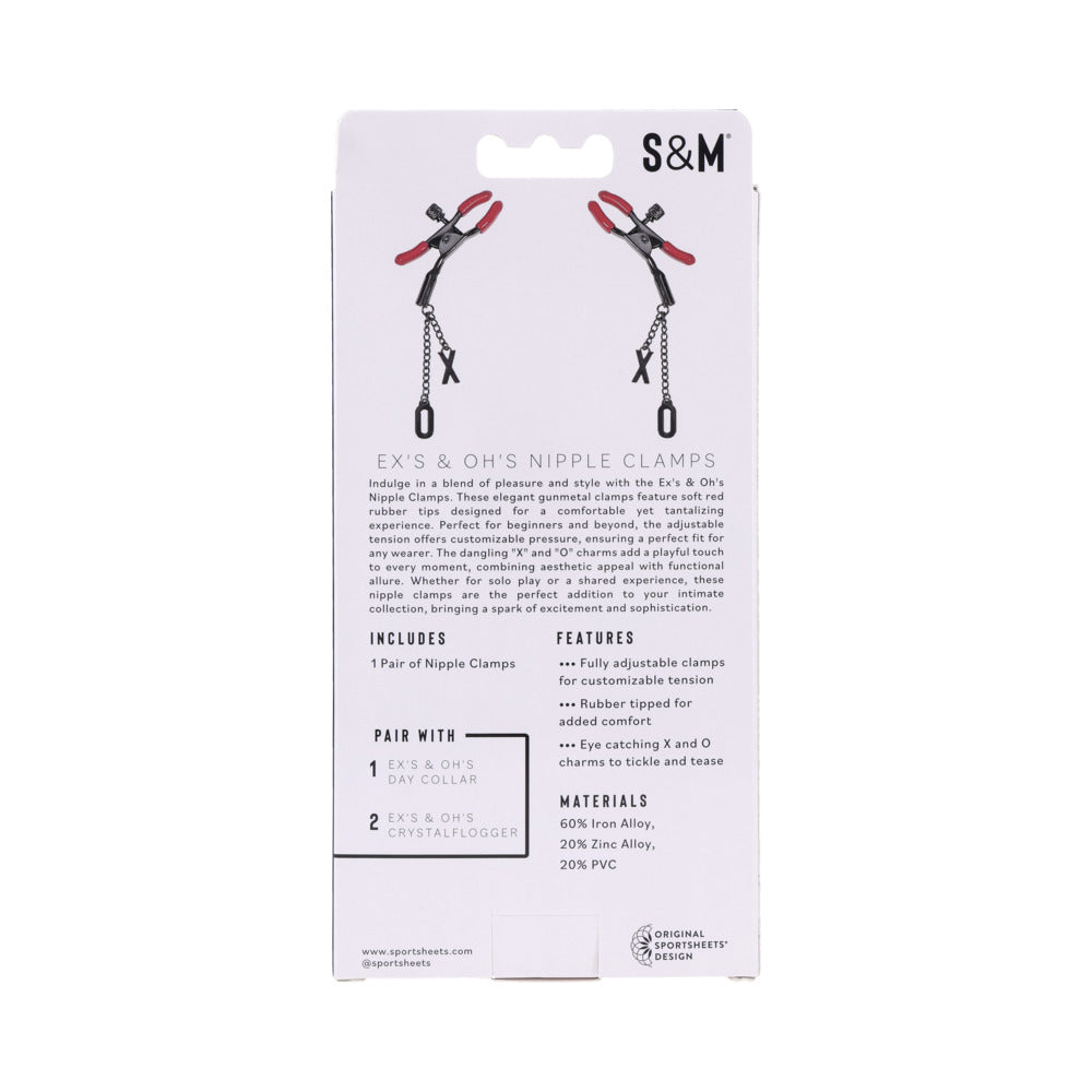 Ex's & Oh's Nipple Clamps