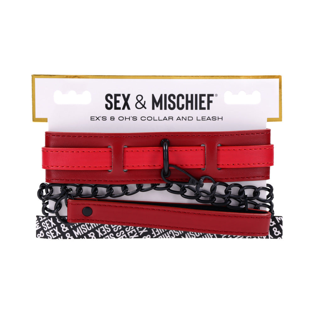 Ex's & Oh's Collar and Leash