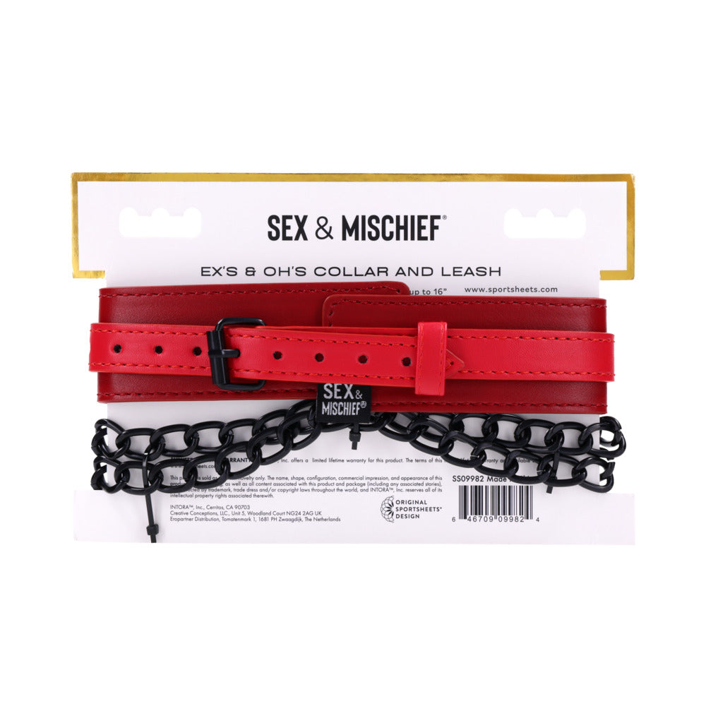 Ex's & Oh's Collar and Leash