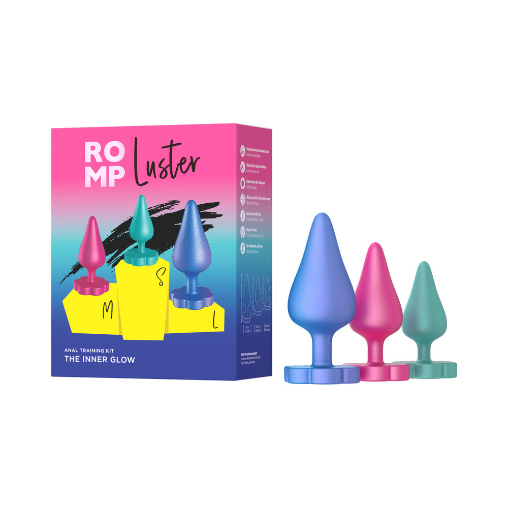 ROMP Luster Butt Plug Kit - Multi Color