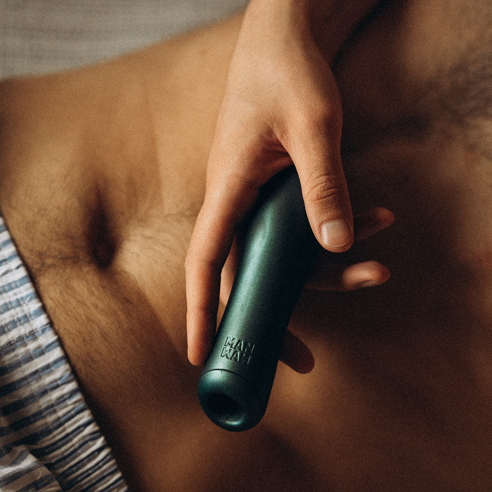 Man.wand Ryzer Penis Extender and Soft Mastubating Sleeve-Pine Grey