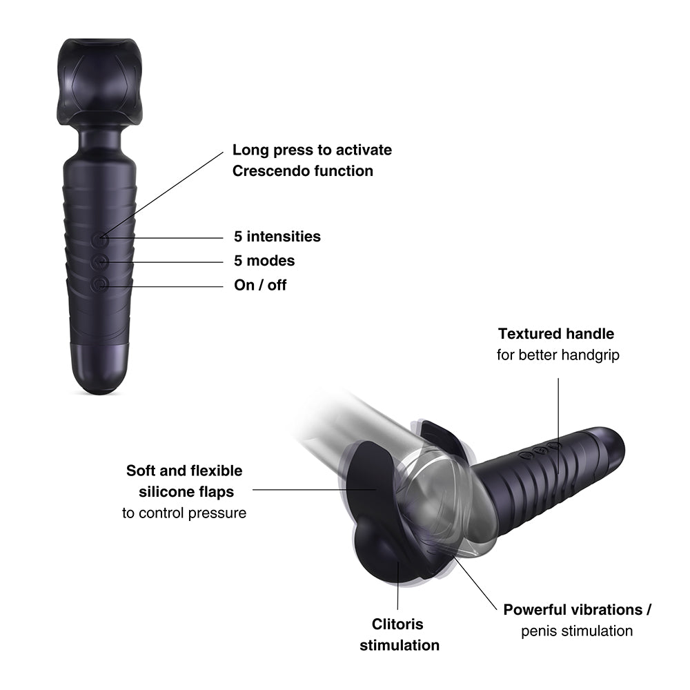Man.wand Man Wand Evo-Black Plum