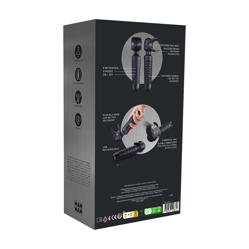 Man.wand Man Wand Evo-Black Plum
