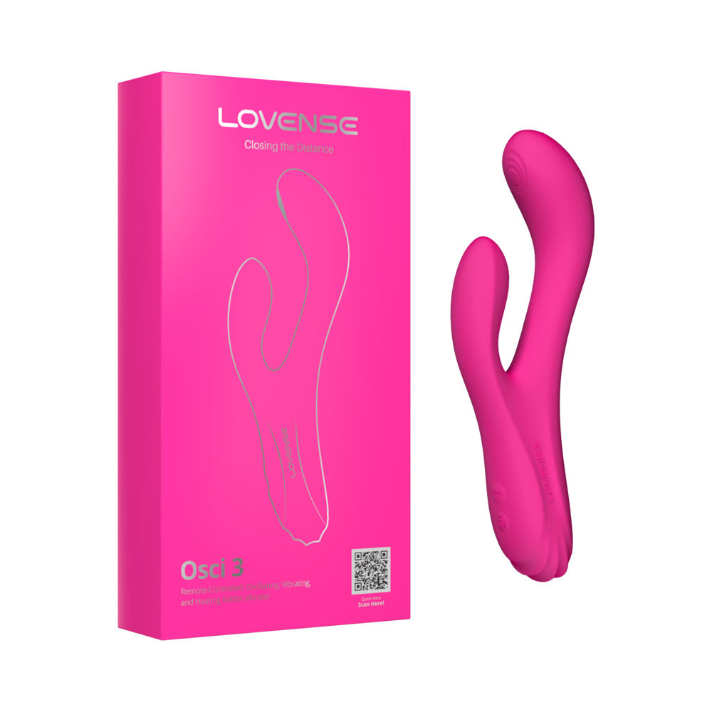 Lovense Osci 3 Oscillating G Spot Vibrator - Pink