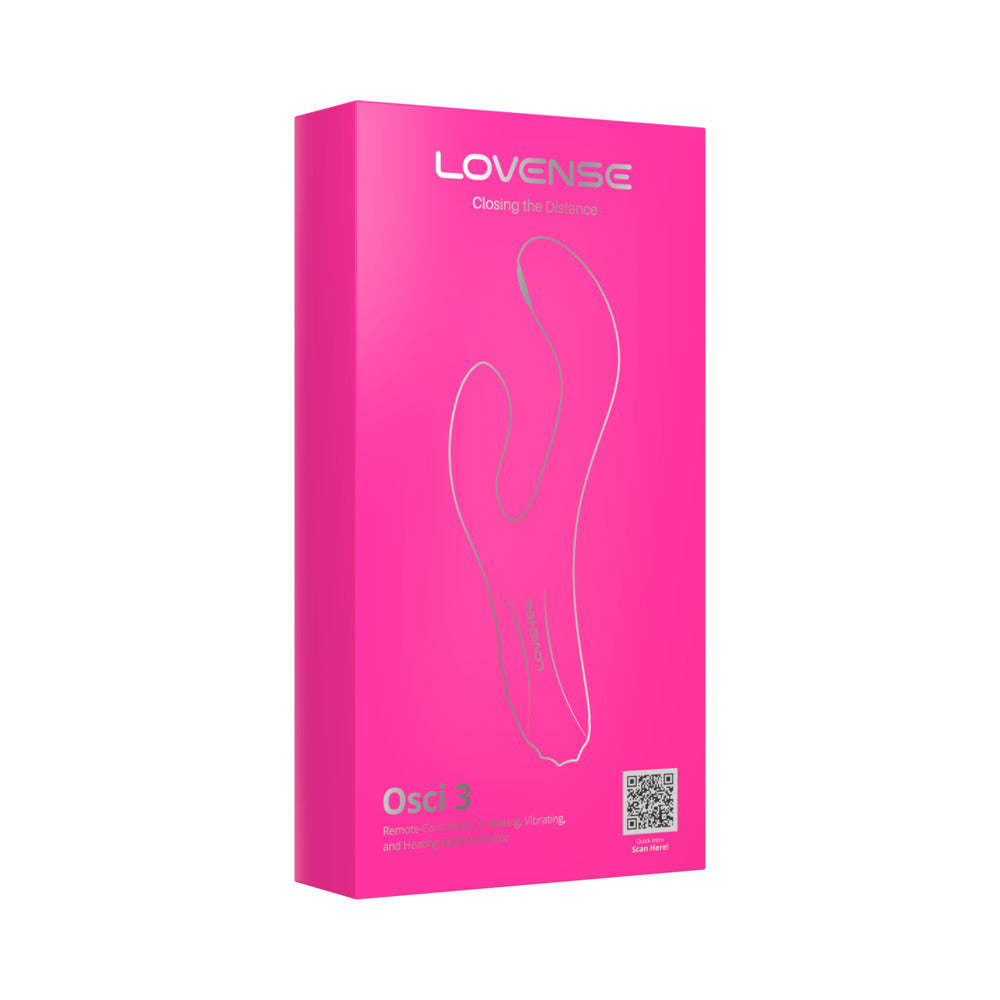 Lovense Osci 3 Oscillating G Spot Vibrator - Pink