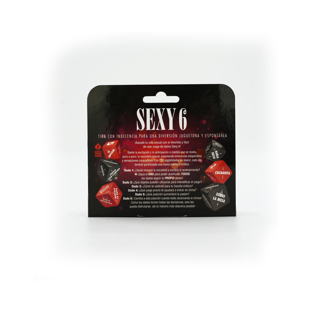 Sexy 6 Dice Game Sex Edition - Spanish Version