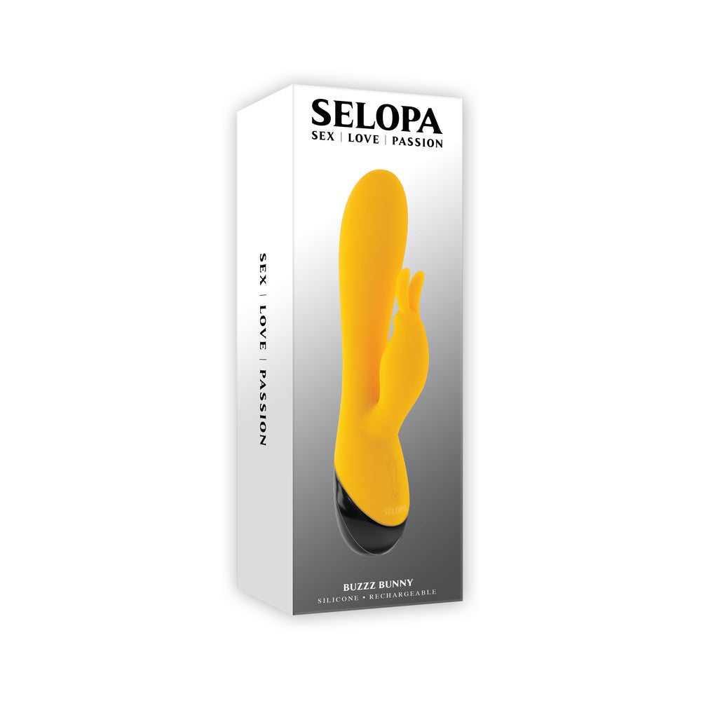 Selopa Buzzz Bunny Rabbit Vibrator - Yellow/Black