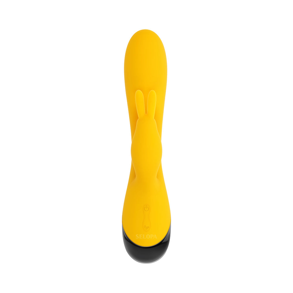 Selopa Buzzz Bunny Rabbit Vibrator - Yellow/Black