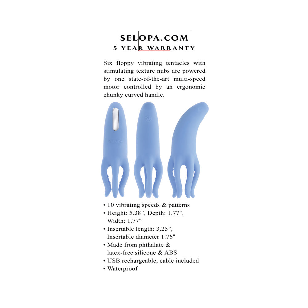 Selopa Tentacle Tickler Masturbator - Blue