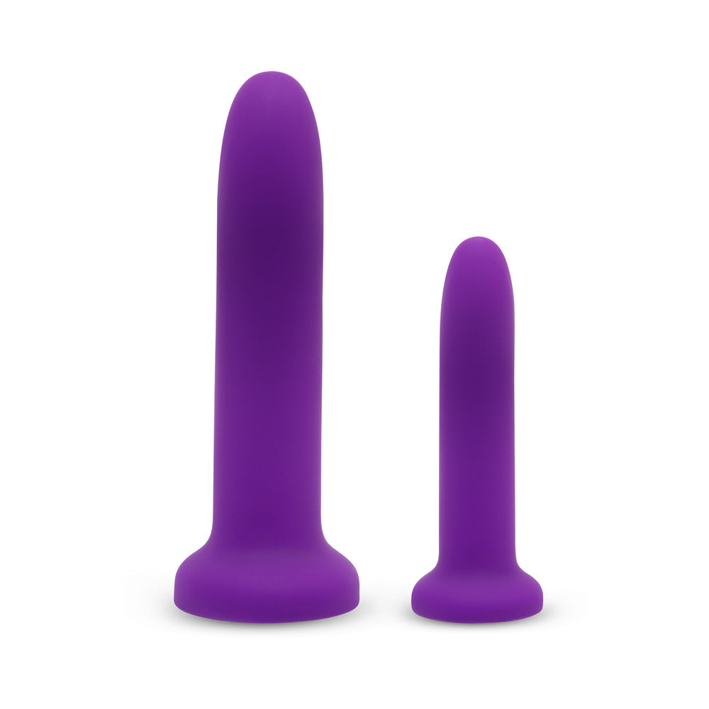 Together 2 pc 5.5 & 7.75 Silicone Dildo & Harness Set