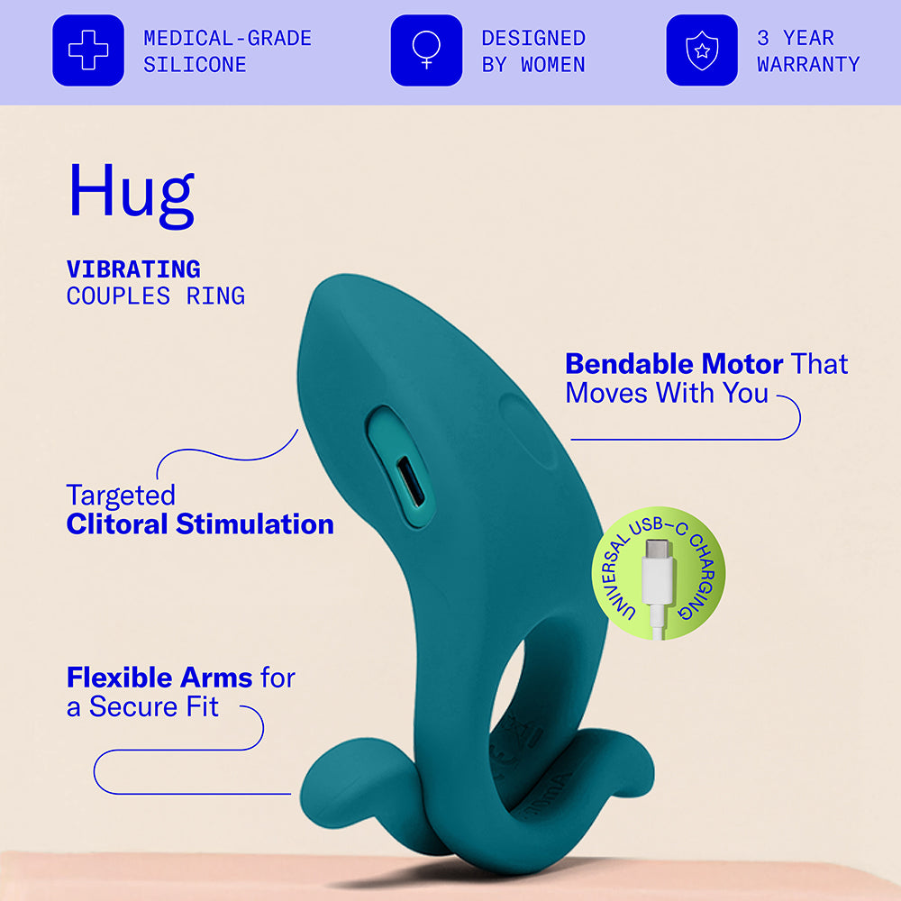 Dame Hug Vibrating Couples Ring - Fir