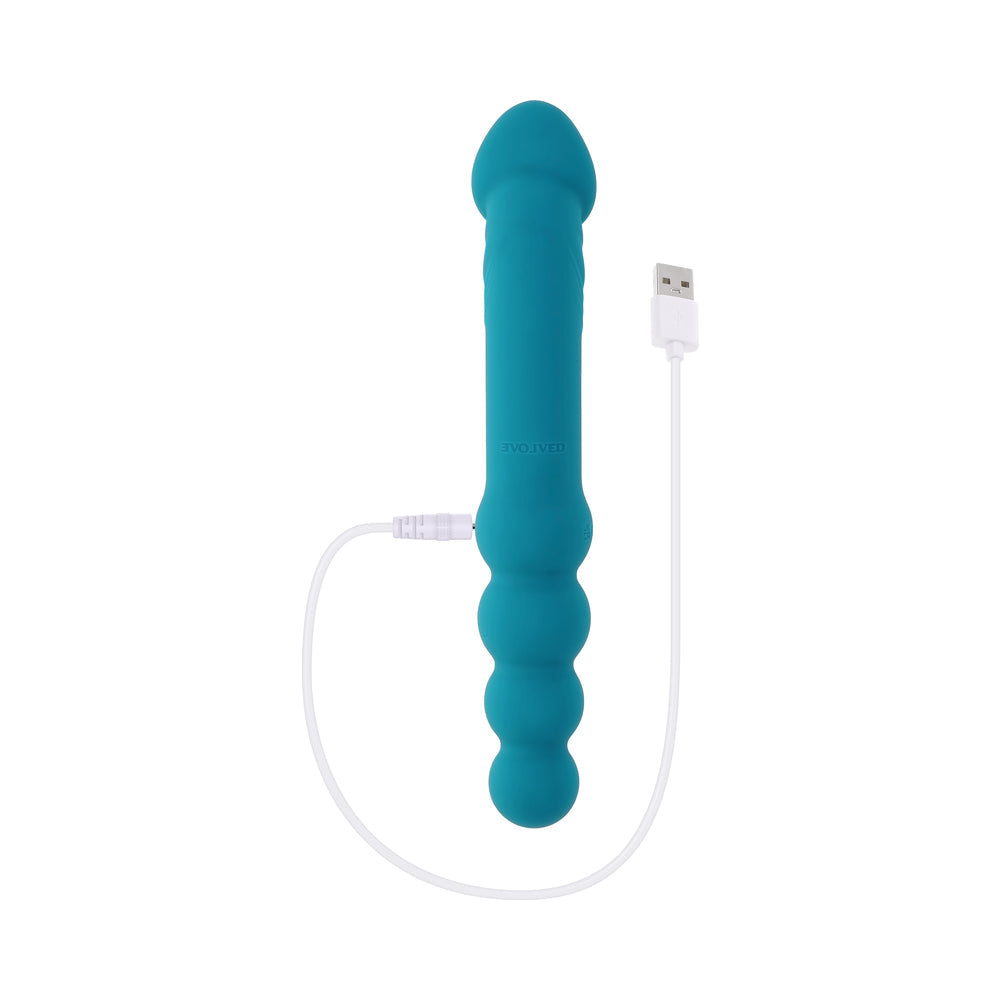 Evolved Flip Flop Dual-Sided Vibrator - Teal