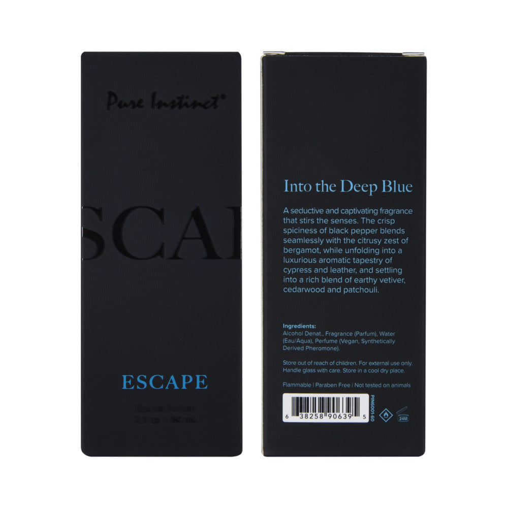 Pure Instinct Men's Collection Pheromone Perfume-Escape 60ml