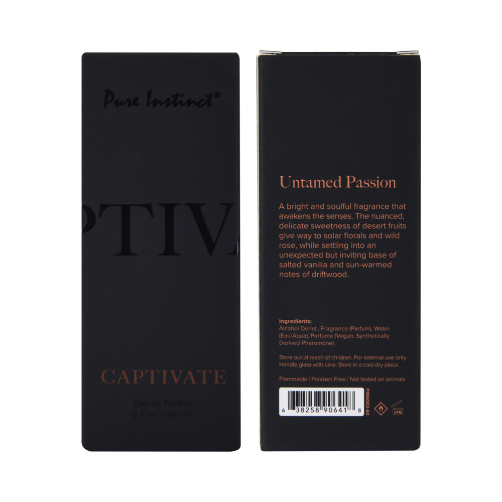 Pure Instinct Men's Collection Pheromone Perfume-Captivate 60ml