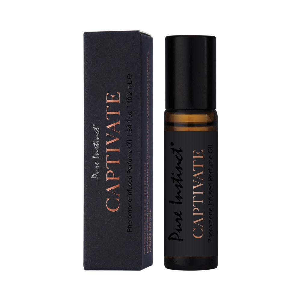 Pure Instinct Men's Collection Pheromone Perfume Oil-Captivate 10.2ml