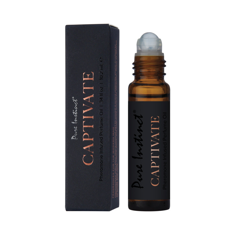 Pure Instinct Men's Collection Pheromone Perfume Oil-Captivate 10.2ml