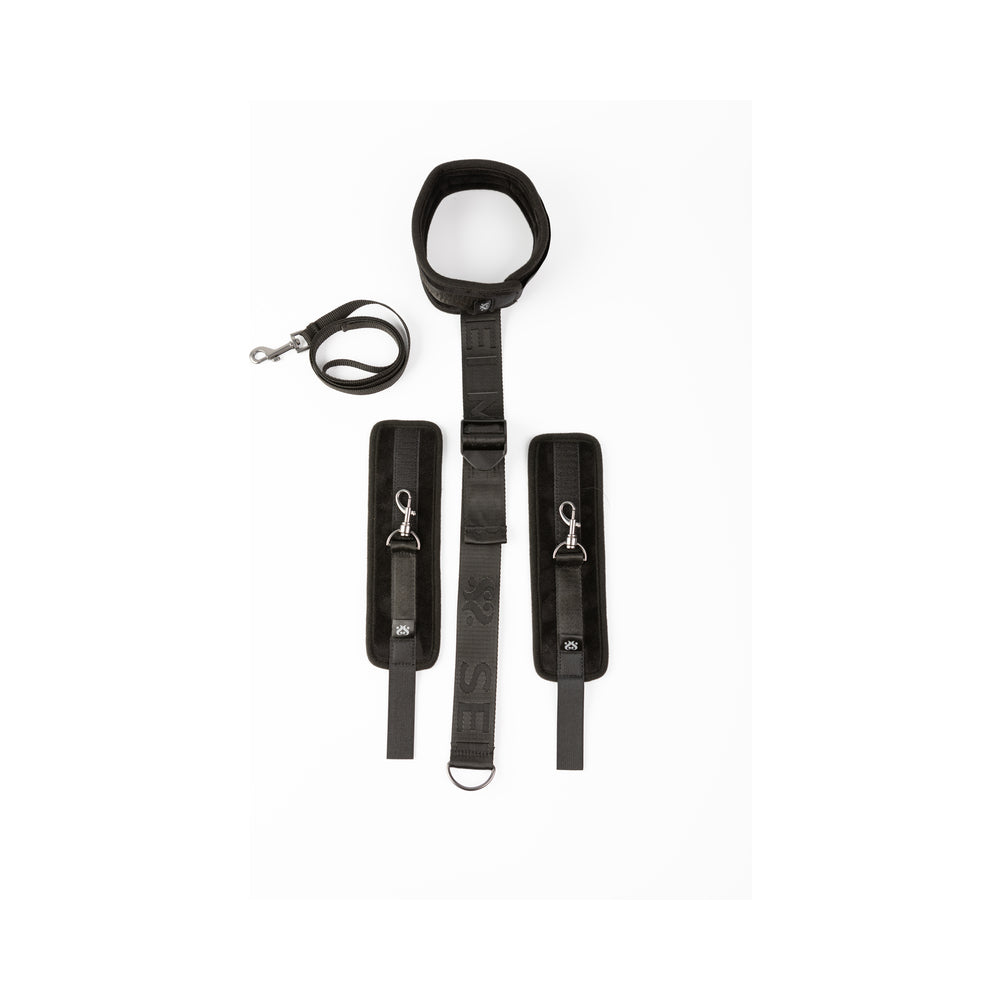 SEI MIO Neck Firmly in Check Adjustable Neck & Wrist Restraint Kit