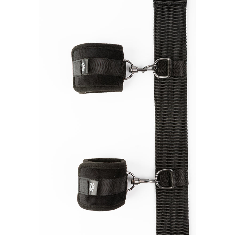 SEI MIO Spread the Love Ankle Spreader Bar with Wrist Cuffs